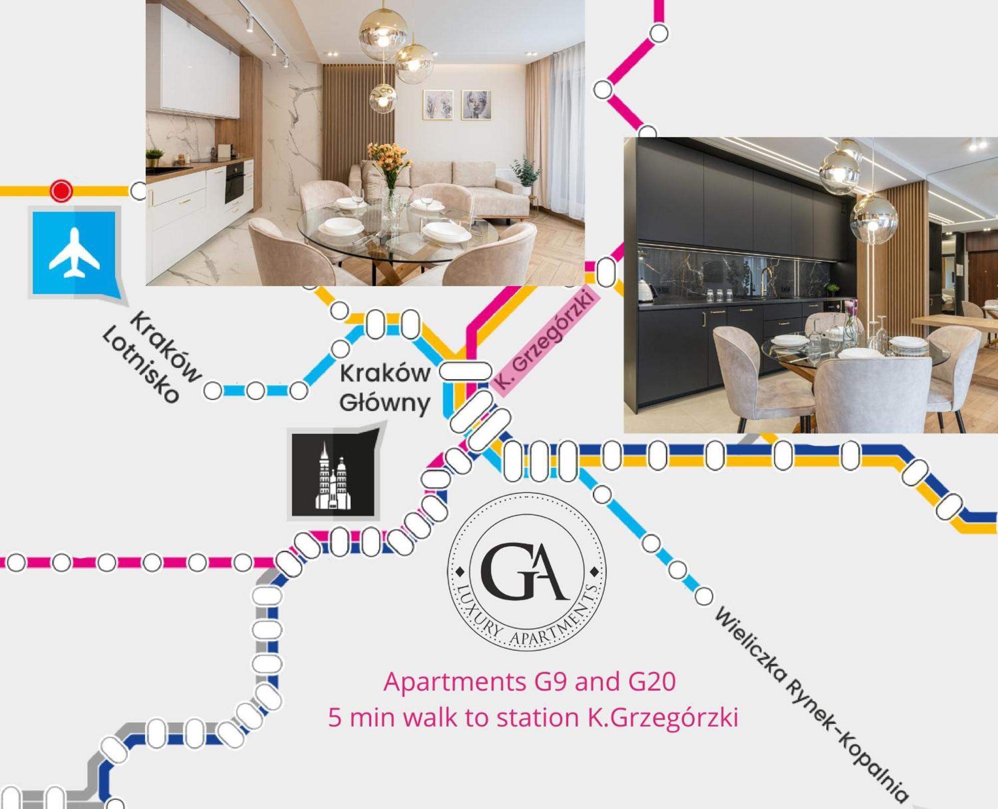 Ga Luxury Apartments G9 Краков Экстерьер фото
